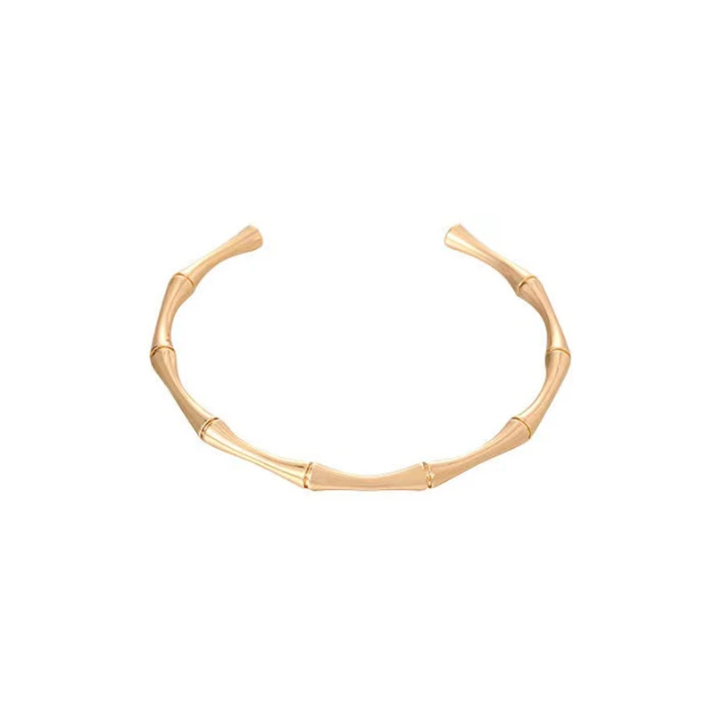 Classic Minimalism Stainless Steel Bamboo Joint Bracelet Bangle For Women Men Fashion Gothic Jewelry Couple Party Friend Gifts Classic Minimalism Stainless Steel Bamboo Joint Bracelet Bangle For Women Men Fashion Gothic Jewelry Couple Party Friend Gifts