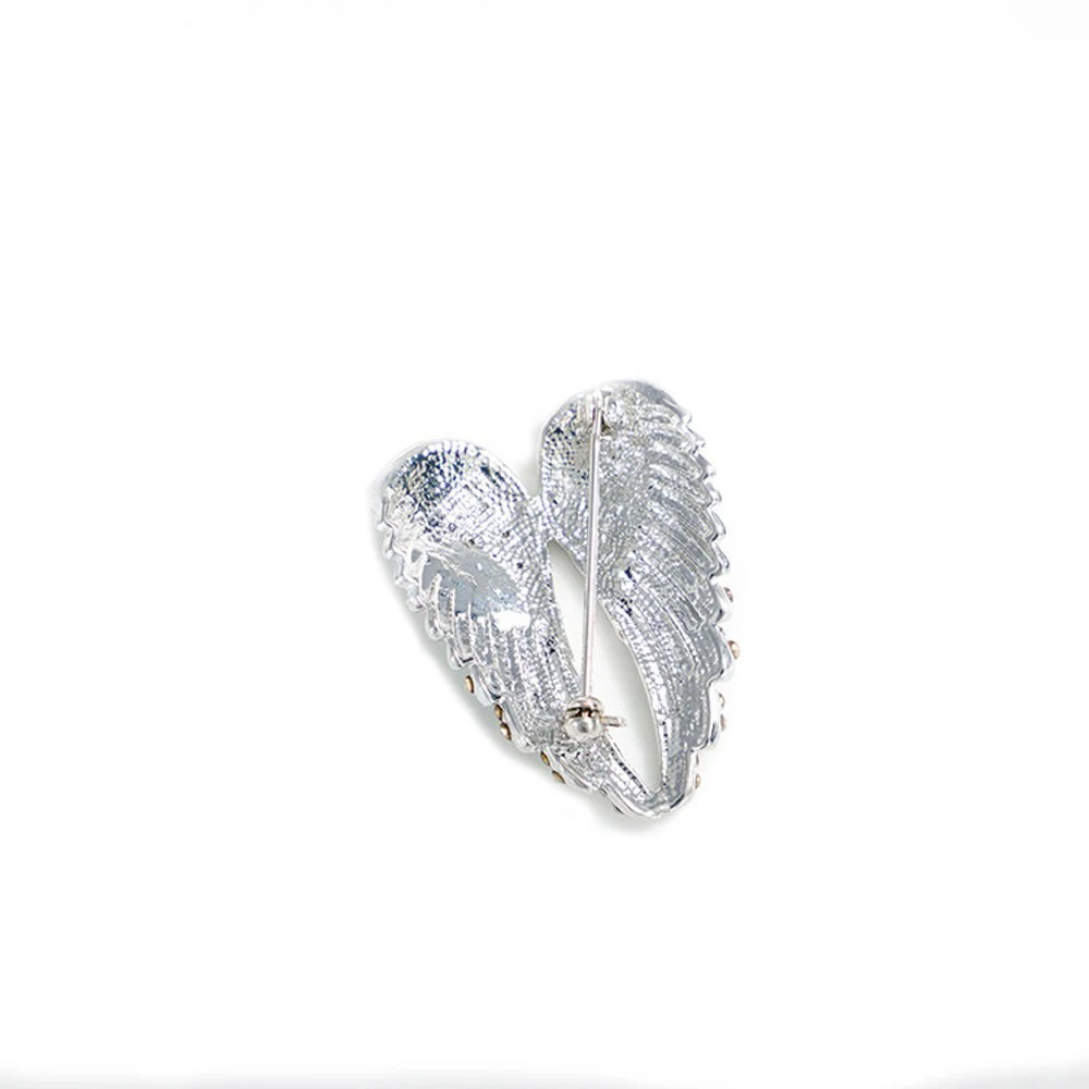 Angel Wings Rhinestone Brooches Pin Women Glitter Collar Pin Clothes Decor Luxury Brooch Wings Exquisite Corsage Enamel Pin Angel Wings Rhinestone Brooches Pin Women Glitter Collar Pin Clothes Decor Luxury Brooch Wings Exquisite Corsage Enamel Pin