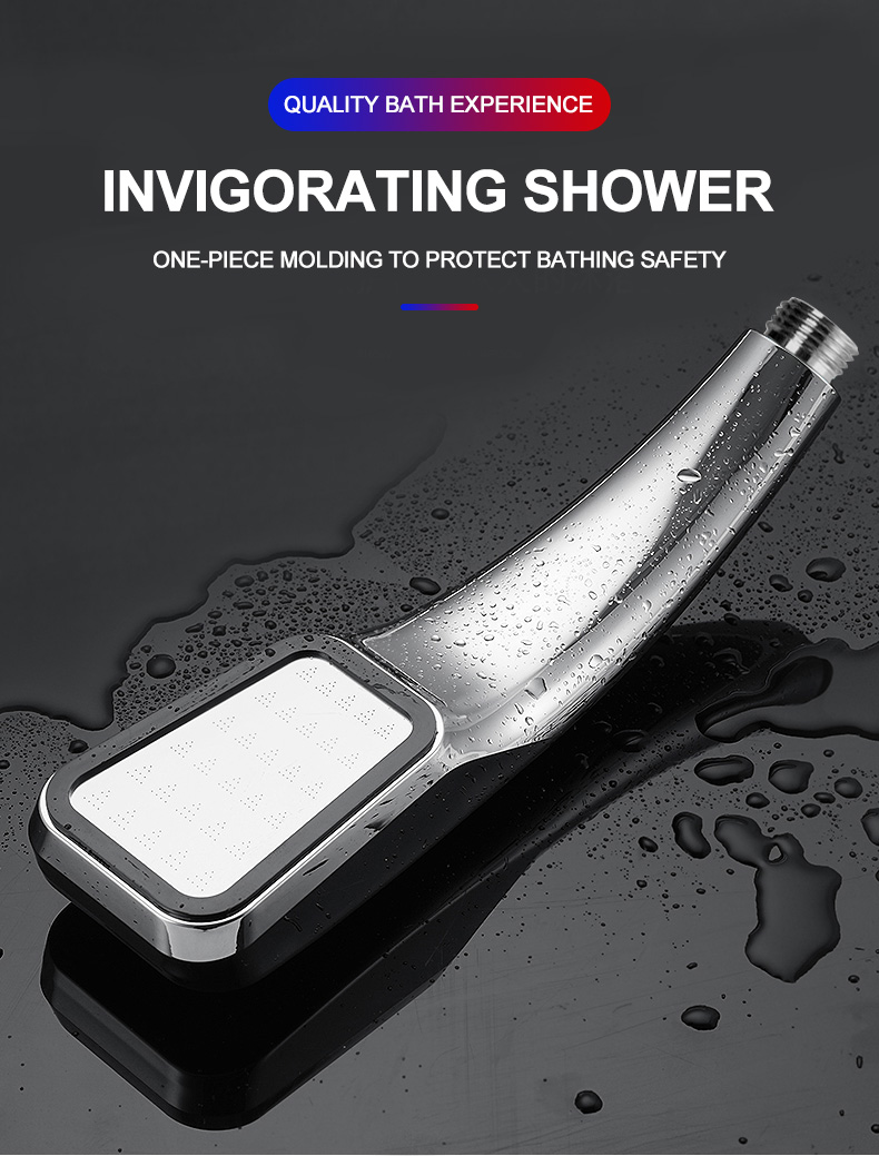 NEW IN ZhangJi 300 Holes High Pressure Rainfall Shower Head Water Saving 3 Color Chrome Black White Sprayer Nozzle Bathroom Acce NEW IN ZhangJi 300 Holes High Pressure Rainfall Shower Head Water Saving 3 Color Chrome Black White Sprayer Nozzle Bathroom Acce