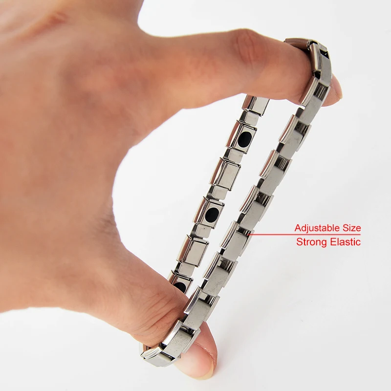 Health Tourmaline Magnetic Bracelet Reduce Muscle Tension Reduce Fatigue And Tension Improve Blood Circulation for Women Men