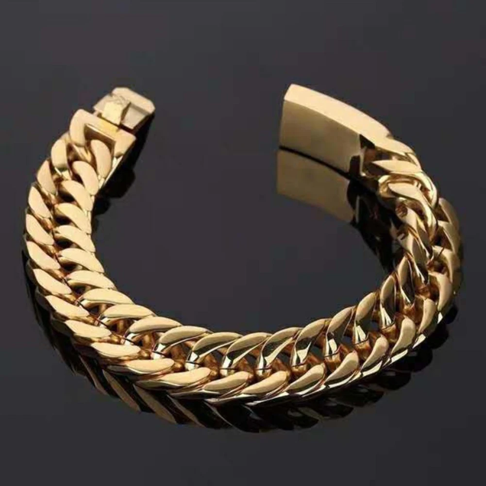 Hot slae Metal Chain Bracelets Punk Men Charming Circle Bangle Travel Street Hip Hop Night Club Jewelry Gifts dropshipping брасл