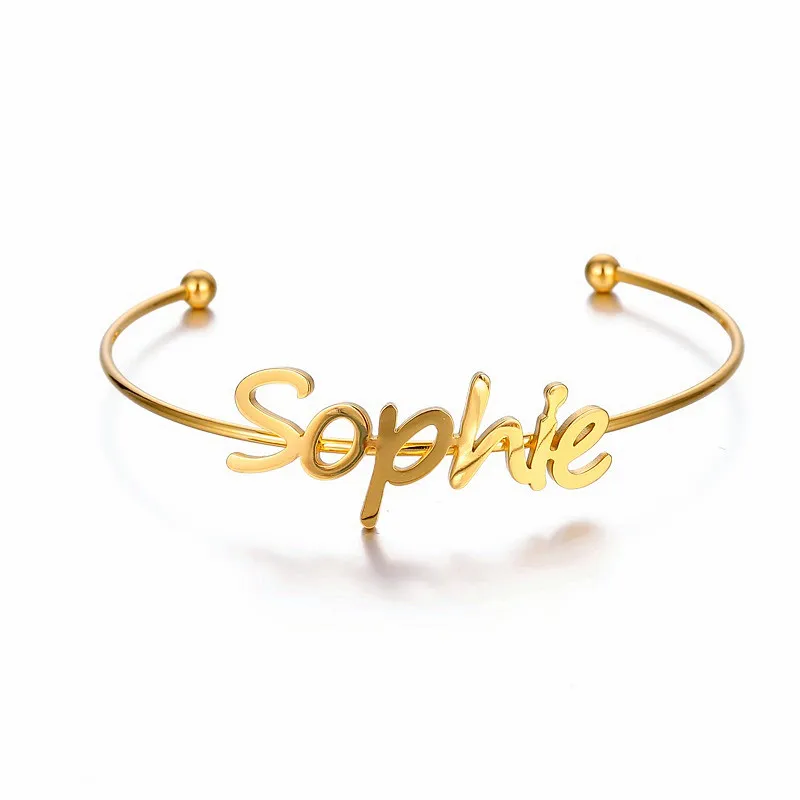 Customized Classic Nameplate Name Bracelet Personalized Custom Cuff Bangles Women Men Rose Gold Stainless Steel Jewelry Customized Classic Nameplate Name Bracelet Personalized Custom Cuff Bangles Women Men Rose Gold Stainless Steel Jewelry