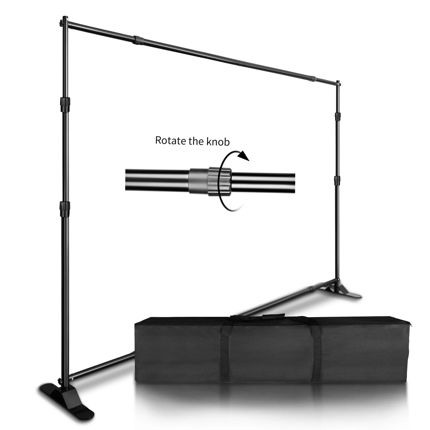 SH 2.5x3M Backdrop Background Stand Frame Support System Muslin Green Screen With OXford Bag For Photography Photo Studio Video