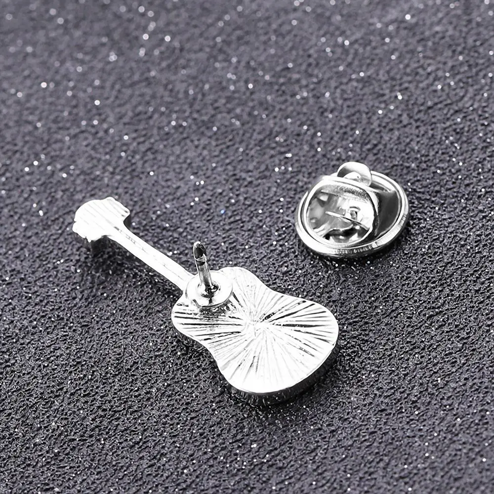 Band Guitar Brooch Sweater Decorative Needle Badge for Men's Women Denim Jackets Collar Buckle Lapel Pin Jewelry Accessories Band Guitar Brooch Sweater Decorative Needle Badge for Men's Women Denim Jackets Collar Buckle Lapel Pin Jewelry Accessories