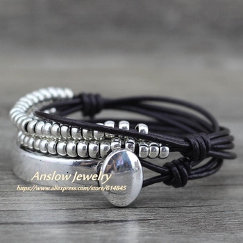 Anslow Brand Bohemian Vintage Handmade Multilayer Wrap Jewelry