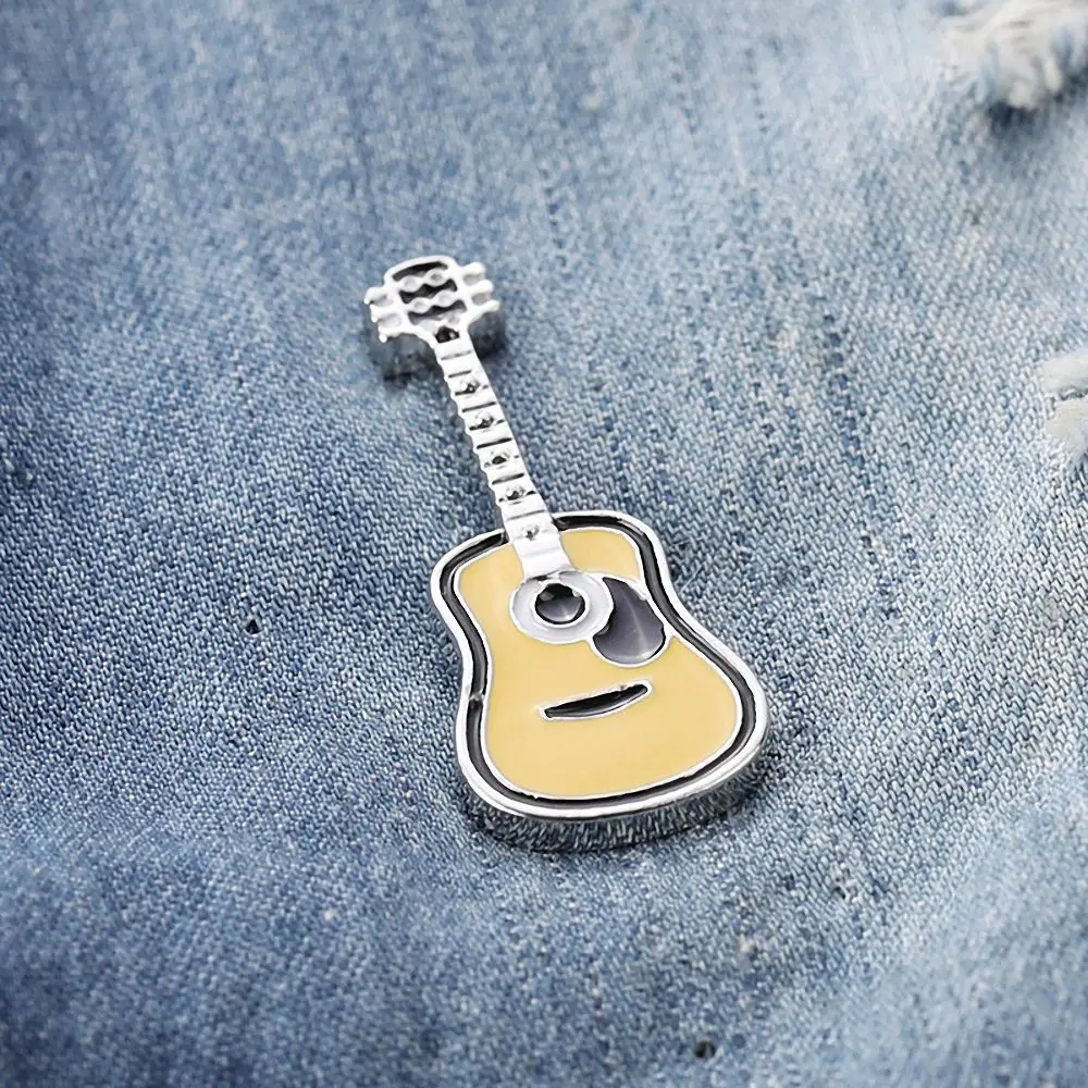 Band Guitar Brooch Sweater Decorative Needle Badge for Men's Women Denim Jackets Collar Buckle Lapel Pin Jewelry Accessories Band Guitar Brooch Sweater Decorative Needle Badge for Men's Women Denim Jackets Collar Buckle Lapel Pin Jewelry Accessories