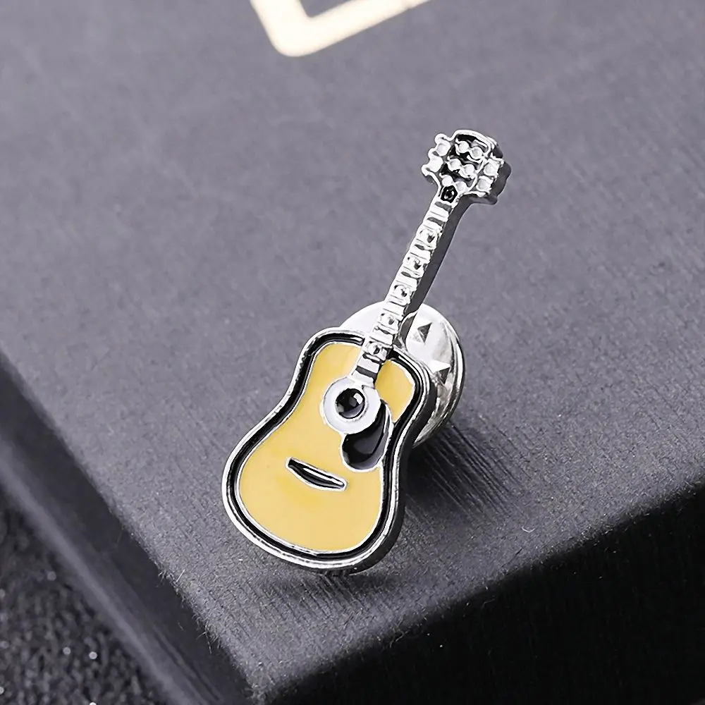 Band Guitar Brooch Sweater Decorative Needle Badge for Men's Women Denim Jackets Collar Buckle Lapel Pin Jewelry Accessories Band Guitar Brooch Sweater Decorative Needle Badge for Men's Women Denim Jackets Collar Buckle Lapel Pin Jewelry Accessories