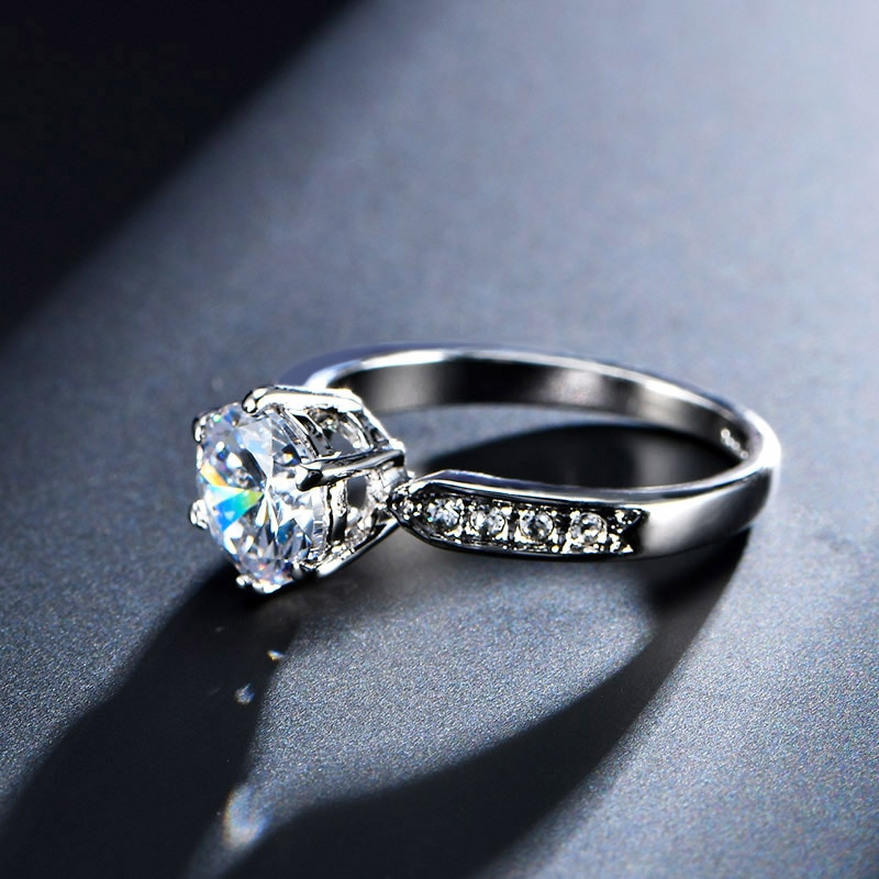 1.75ct AAA Zircon Engagement Rings for women Rose gold color Austrian Crystals Jewelry 4 1.75ct AAA Zircon Engagement Rings for women Rose gold color Austrian Crystals Jewelry 4