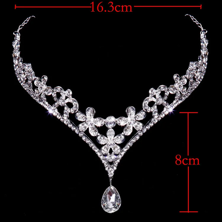 2022 New Fashion Baroque Luxury Crystal AB Bridal Crown Tiaras Light Gold Diadem Tiaras for Women Bride Wedding Hair Accessories