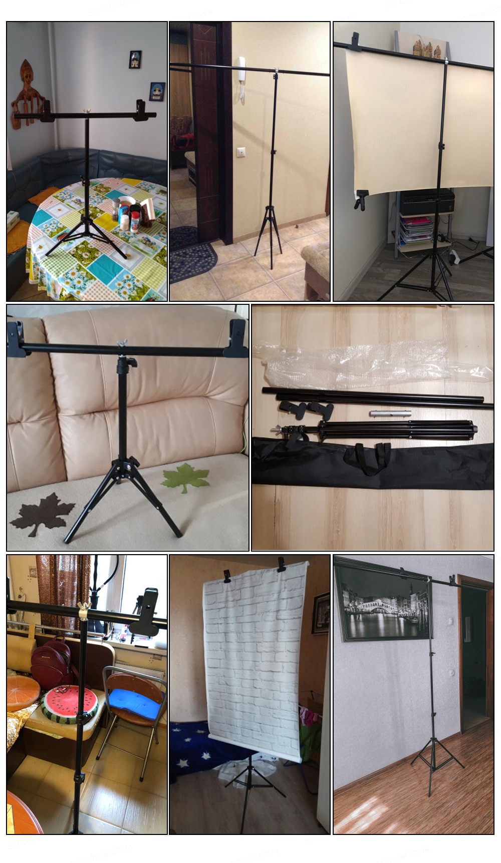 SH 200cmX200cm T-shape Photo Background Backdrop Stand For Photo Studio Photography Green Screen Chromakey With Stand