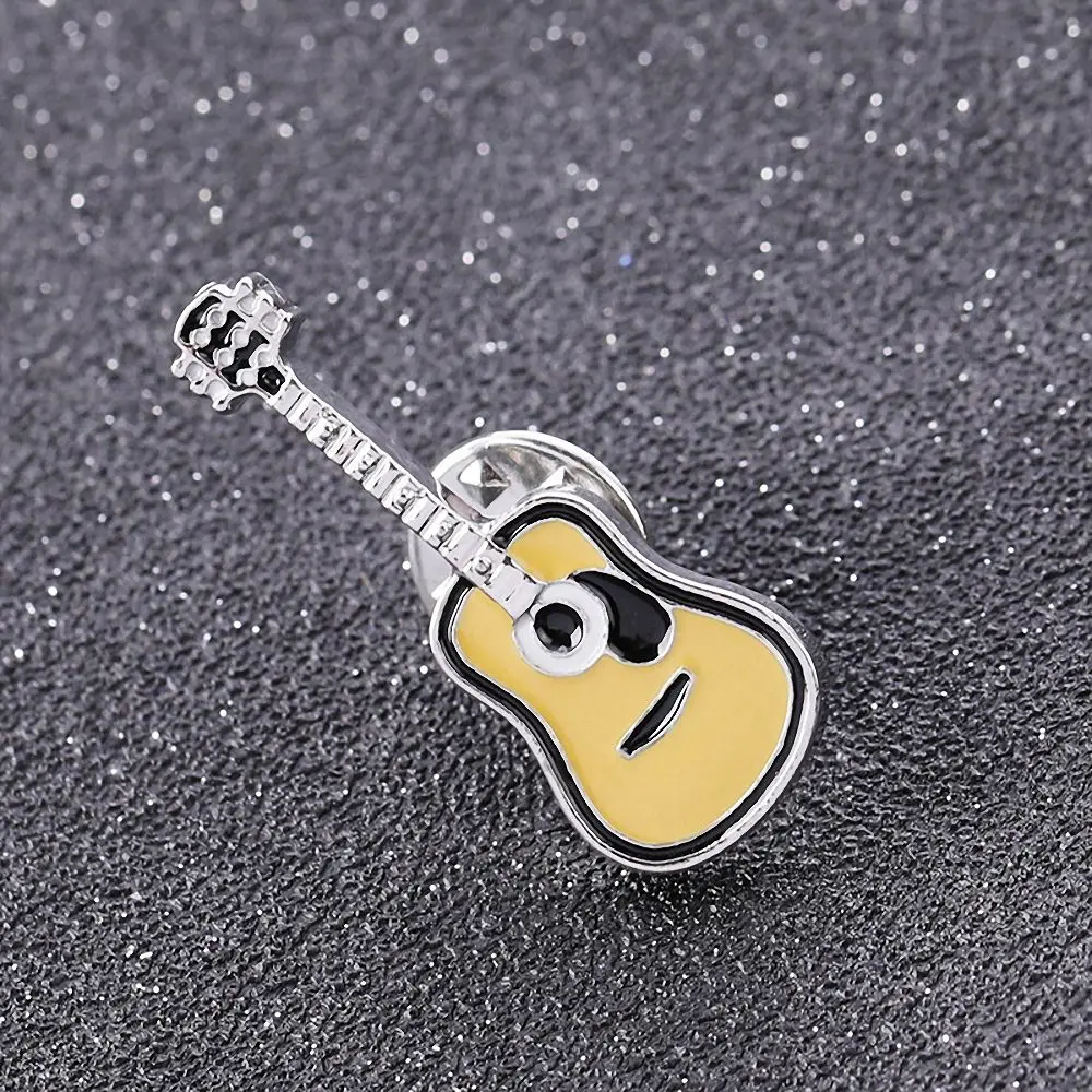 Band Guitar Brooch Sweater Decorative Needle Badge for Men's Women Denim Jackets Collar Buckle Lapel Pin Jewelry Accessories Band Guitar Brooch Sweater Decorative Needle Badge for Men's Women Denim Jackets Collar Buckle Lapel Pin Jewelry Accessories