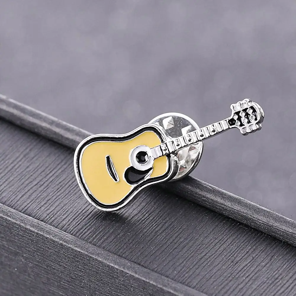 Band Guitar Brooch Sweater Decorative Needle Badge for Men's Women Denim Jackets Collar Buckle Lapel Pin Jewelry Accessories Band Guitar Brooch Sweater Decorative Needle Badge for Men's Women Denim Jackets Collar Buckle Lapel Pin Jewelry Accessories
