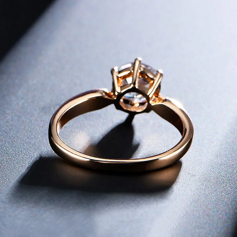 1.75ct AAA Zircon Engagement Rings for women Rose gold color Austrian Crystals Jewelry 3 1.75ct AAA Zircon Engagement Rings for women Rose gold color Austrian Crystals Jewelry 3