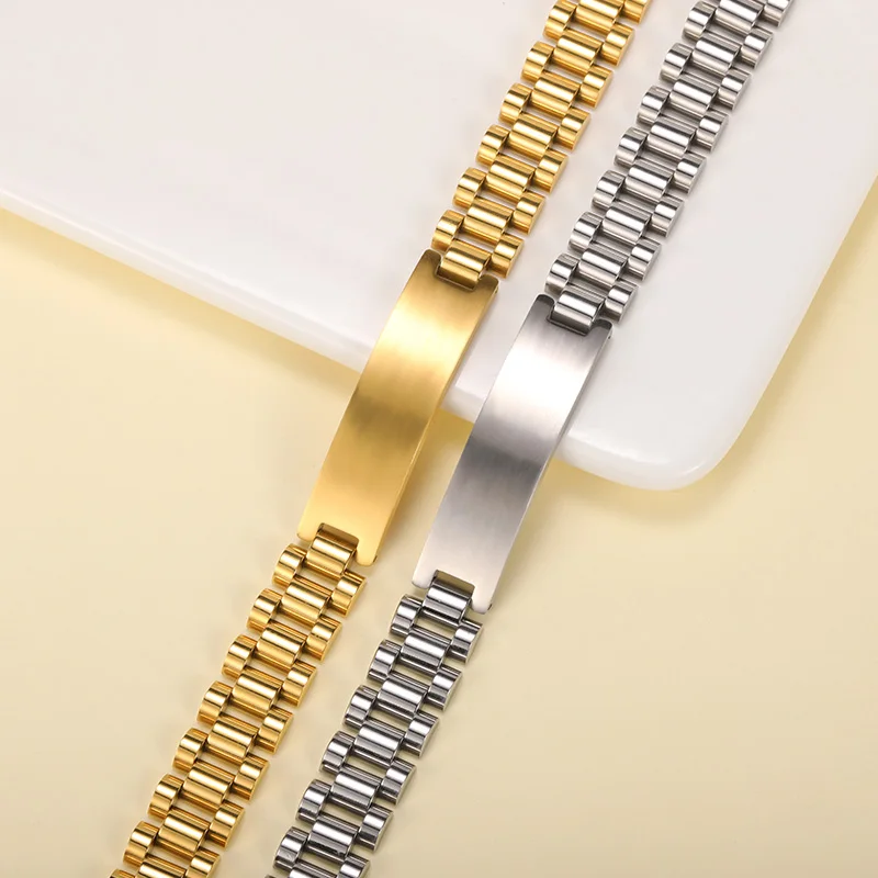 Customized Male Name Bracelet Stainless Steel Gold Color Punk Jewelry Personalized Letter Nameplate Bangle Best Friend Gifts Customized Male Name Bracelet Stainless Steel Gold Color Punk Jewelry Personalized Letter Nameplate Bangle Best Friend Gifts