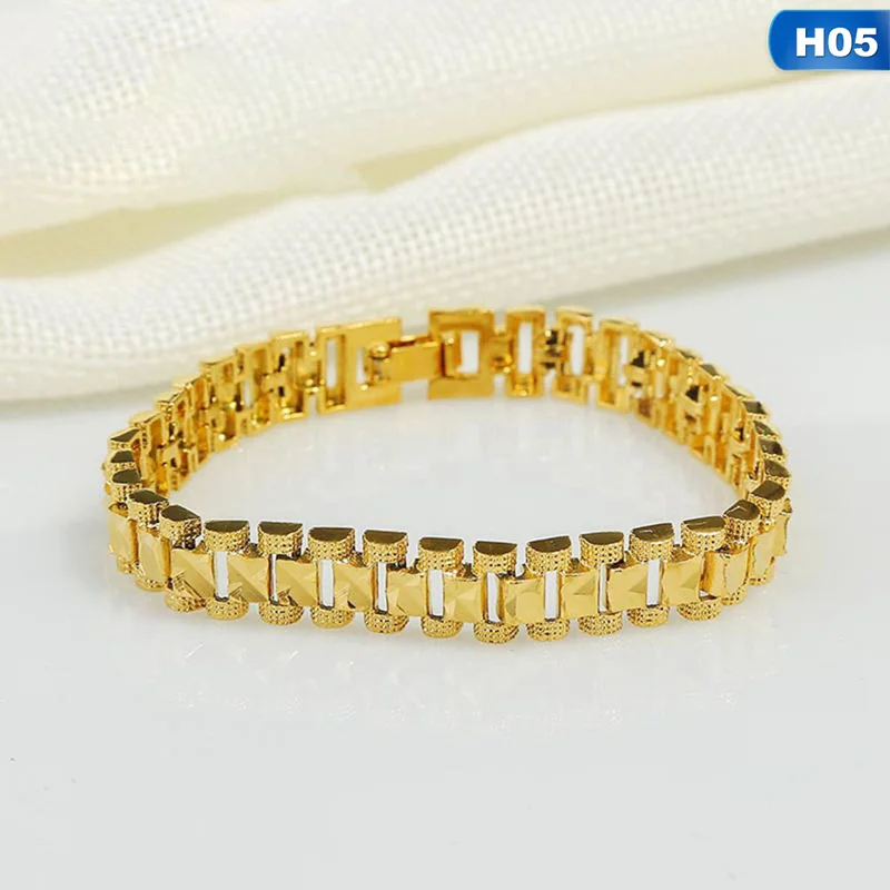 Gold Plated Dubai Gold Bracelets Bangle Love Heart Bracelet Femme Charm Female Bijoux Valentine's Day Gift For Women Gold Plated Dubai Gold Bracelets Bangle Love Heart Bracelet Femme Charm Female Bijoux Valentine's Day Gift For Women