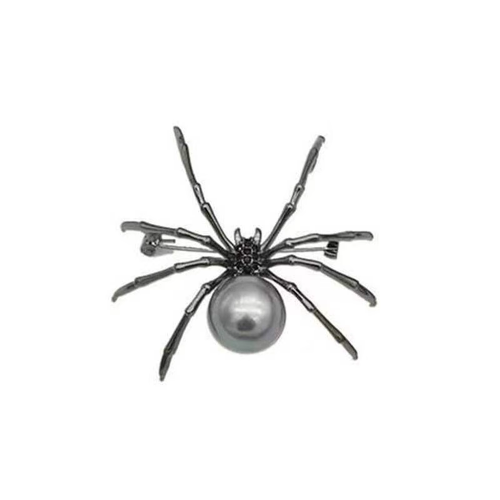 Halloween Women's Imitation Pearl Brooch, Body And Micro Pave Spider, Jewelry , Black Women Jewelry Accessory значки на портфель Halloween Women's Imitation Pearl Brooch, Body And Micro Pave Spider, Jewelry , Black Women Jewelry Accessory значки на портфель