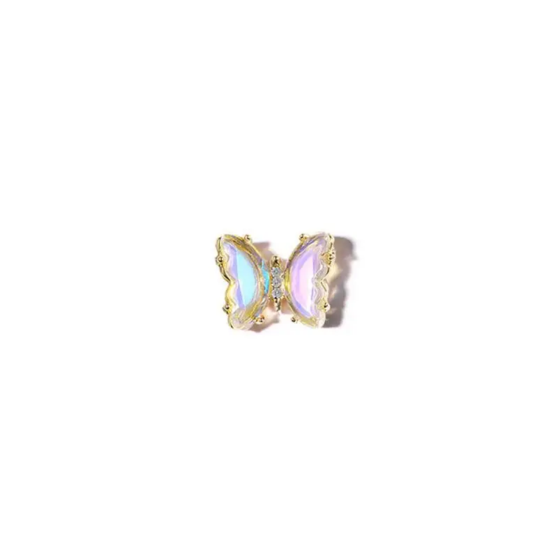 1PC Aurora Glitter Sequins 3D Butterfly Zircon Nails Rhinestones Jewelry DIY Professional Manicure Nail Art Decorations Tool 1PC Aurora Glitter Sequins 3D Butterfly Zircon Nails Rhinestones Jewelry DIY Professional Manicure Nail Art Decorations Tool