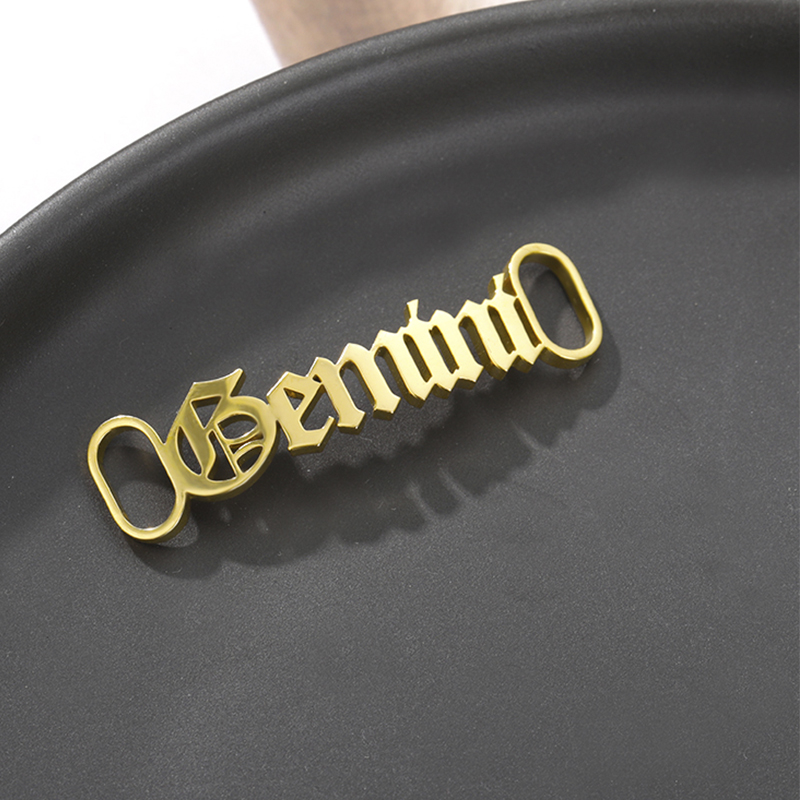 Custom Name Shoe Buckles Stainless Steel Customized Shoelace Buckle Personalized Decoration Charm Sneaker Accessories Jewelry