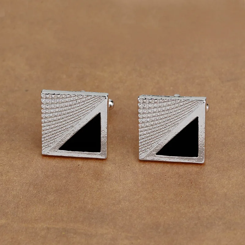 Quality Square cuff fashion men's French shirts cuff Cufflinks Business Wedding Cufflink Button Suit Accessories Jewelry Retro