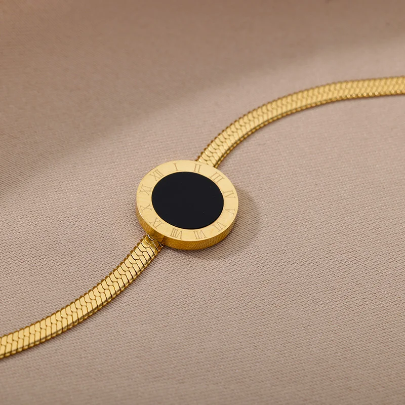 Stainless Steel Gold Color Multi-Layer Geometric Necklace For Women 2022 Trendy New Fashion Party Jewelry Collares Dropshipping