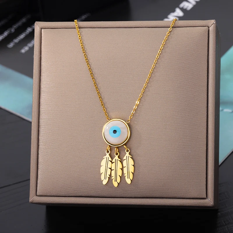 Stainless Steel Gold Color Multi-Layer Geometric Necklace For Women 2022 Trendy New Fashion Party Jewelry Collares Dropshipping