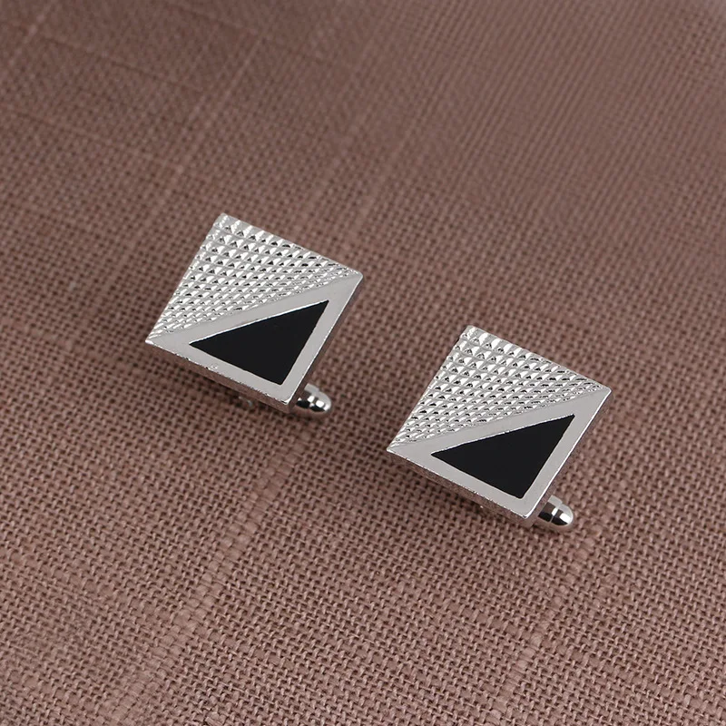 Quality Square cuff fashion men's French shirts cuff Cufflinks Business Wedding Cufflink Button Suit Accessories Jewelry Retro