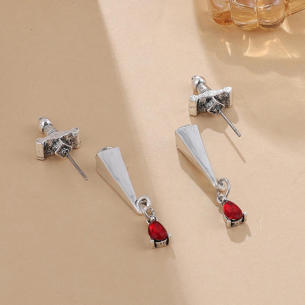Fashion Metal Snake Cross Earrings Exaggerated Vintage Gothic Punk Hiphop Earring Trend Personality Jewelry Gift Dangle Earrings Fashion Metal Snake Cross Earrings Exaggerated Vintage Gothic Punk Hiphop Earring Trend Personality Jewelry Gift Dangle Earrings