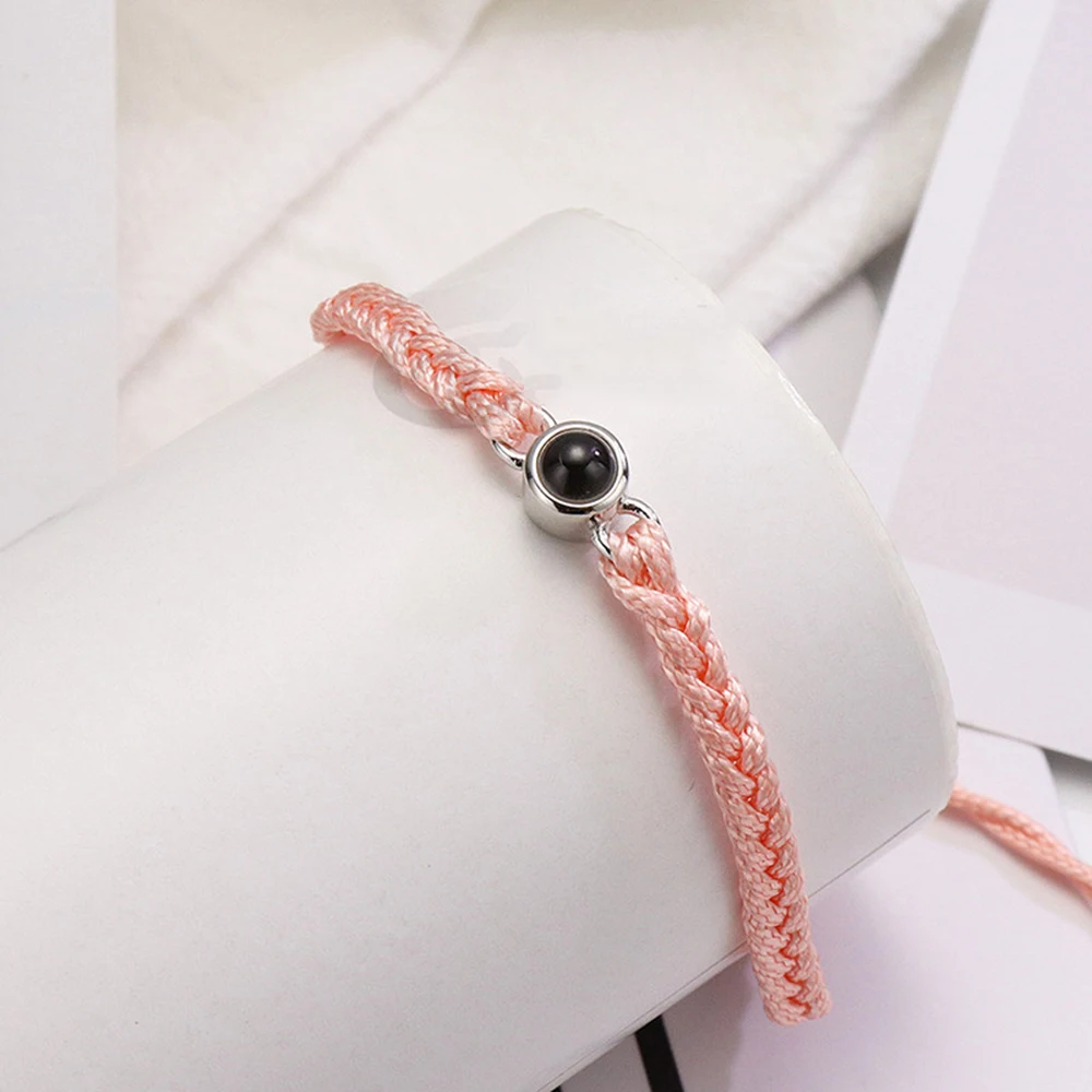 2022 New Custom Projection Braided Bracelet Personalized Photo Bracelet Custom Jewelry Memorial Birthday Valentine's Day Gift 2022 New Custom Projection Braided Bracelet Personalized Photo Bracelet Custom Jewelry Memorial Birthday Valentine's Day Gift