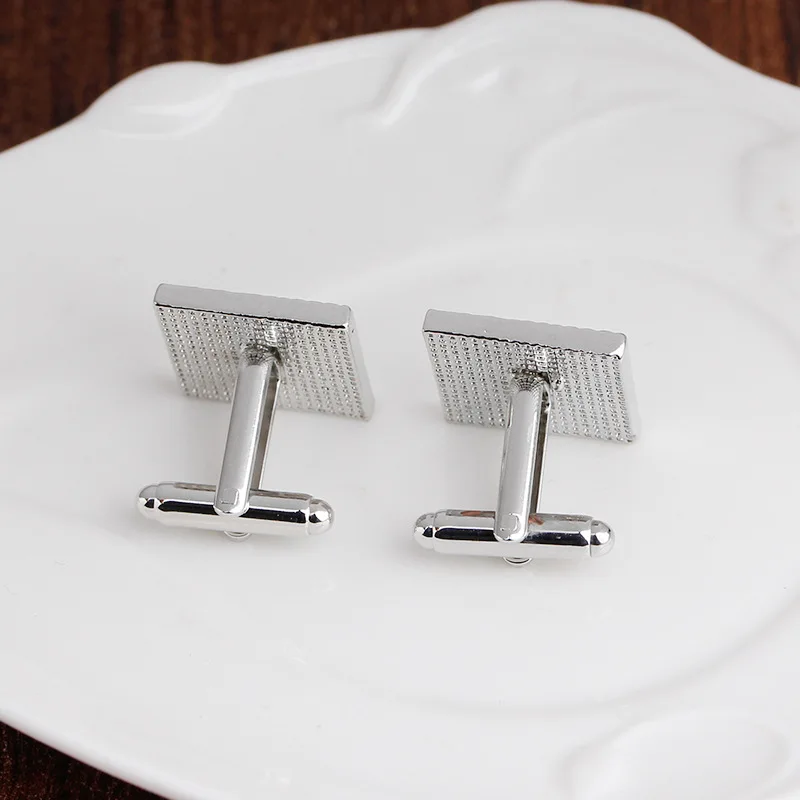 Quality Square cuff fashion men's French shirts cuff Cufflinks Business Wedding Cufflink Button Suit Accessories Jewelry Retro
