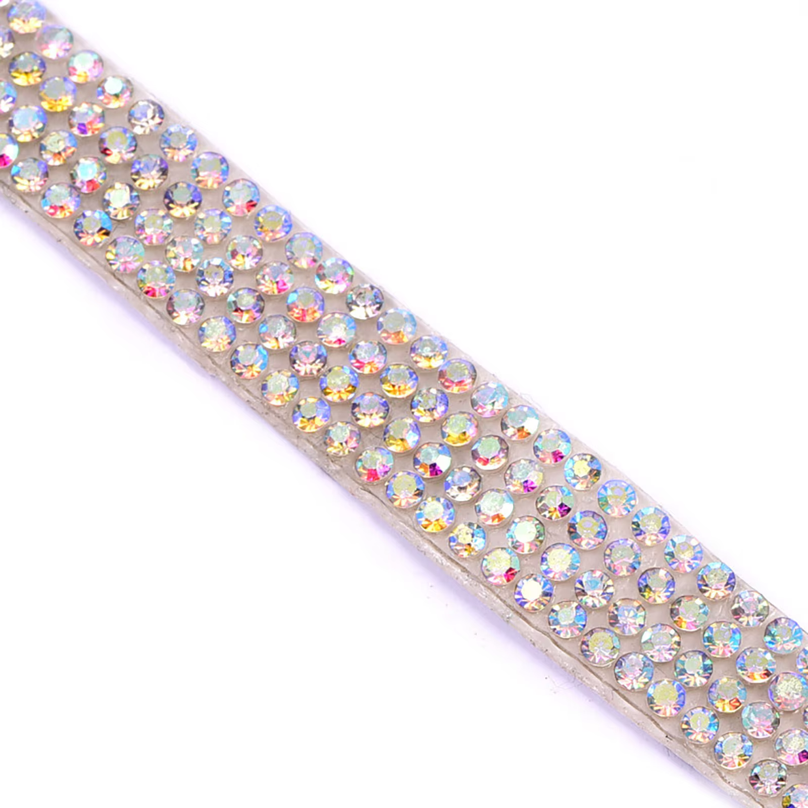 Self-Adhesive Crystal Rhinestone Diamond Ribbon DIY Decoration Sticker with Rhinestones for Arts Crafts DIY Car Phone Decoration