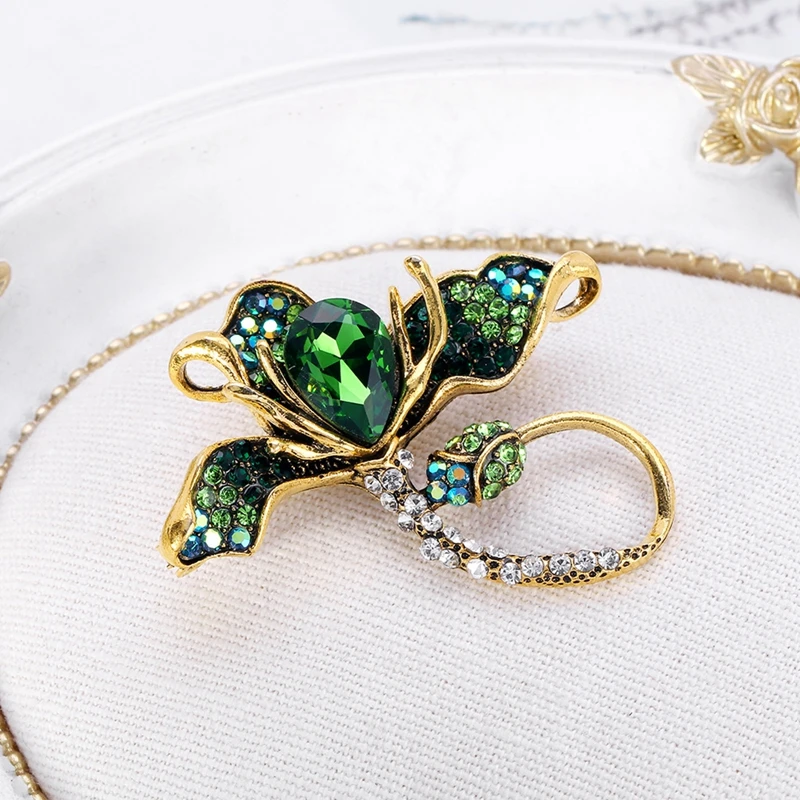 New Enamel Tulip Brooches For Women Classic Flower Weddings Office Party Brooch Pins Gifts