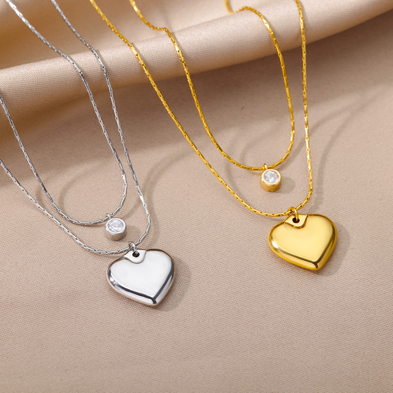 Stainless Steel Geometry Star Moon Butterfly Pendant Multilayer Chain Choker Necklace For Women Wedding Accessories Dropshipping