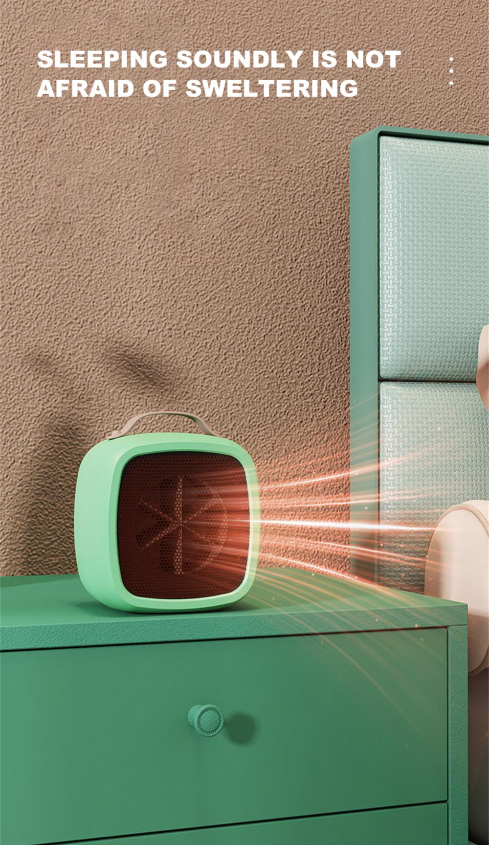 Xiaomi Mini Electric Heater Fan 500W Air Heater Portable Room Heater Winter Hand Warmer Office Electric Warmer Home Appliances