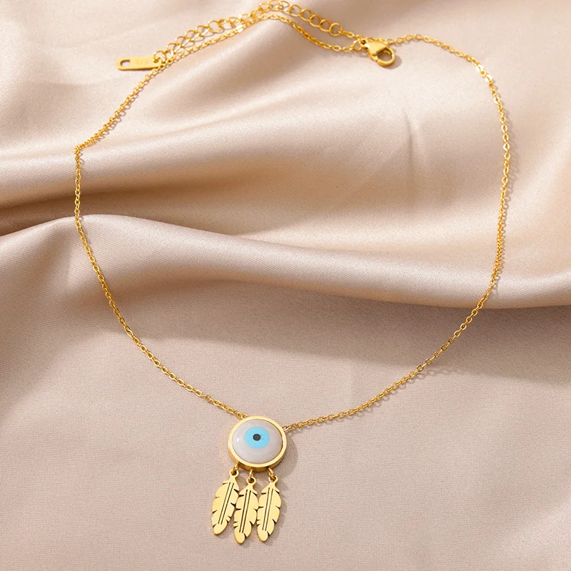 Stainless Steel Gold Color Multi-Layer Geometric Necklace For Women 2022 Trendy New Fashion Party Jewelry Collares Dropshipping