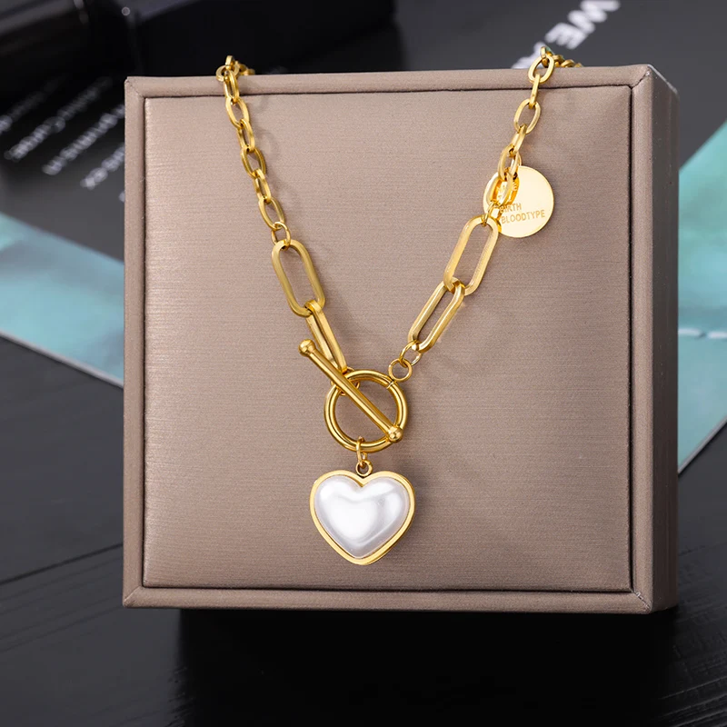 Stainless Steel Gold Color Multi-Layer Geometric Necklace For Women 2022 Trendy New Fashion Party Jewelry Collares Dropshipping